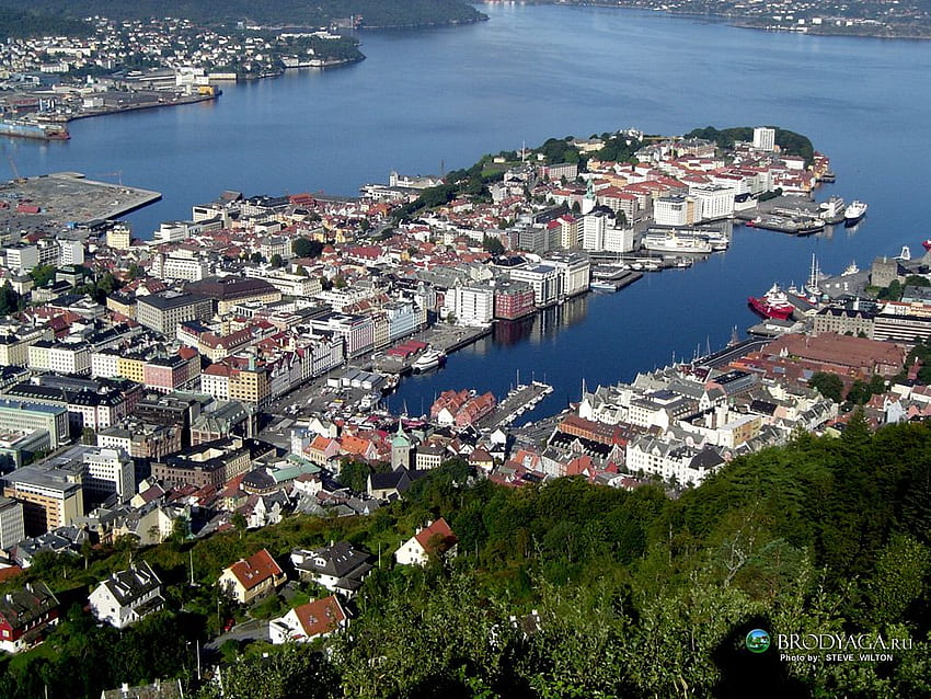 Bergen, Bergen Noruega papel de parede HD