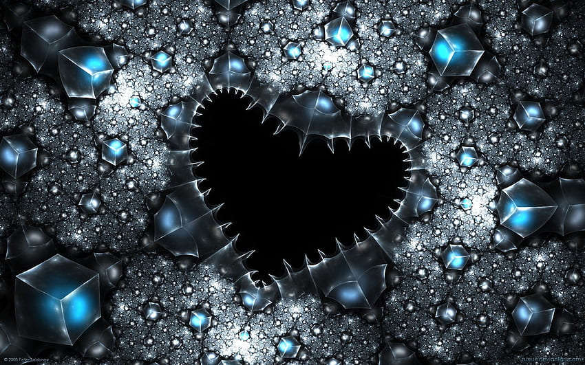 Cold hearted  Heart wallpaper hd Ice heart Light blue aesthetic