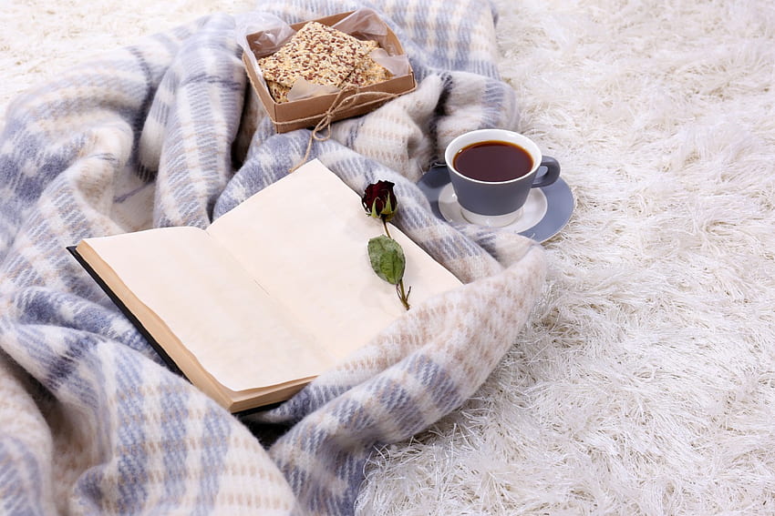 Café, hora do café, livro, com amor, xícara, para você, xícara de café papel de parede HD
