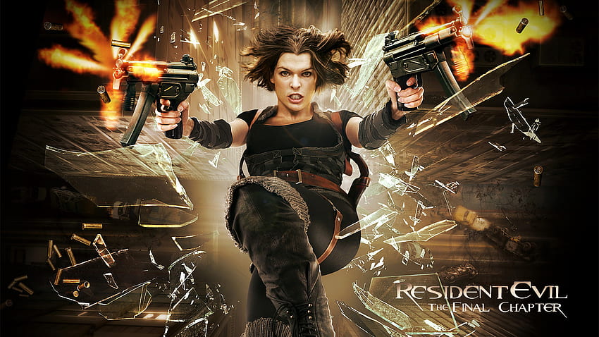 Resident Evil 6 film poster 2017 HD wallpaper