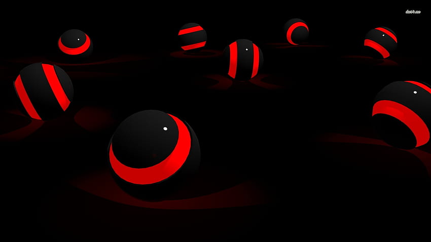 Black Red striped Spheres 3D 15 [] untuk , Ponsel & Tablet Anda. Jelajahi Hitam dan Merah . Latar Belakang Merah, Hitam dan Putih Wallpaper HD