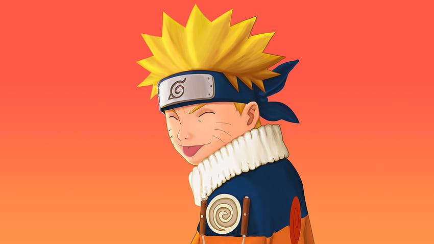 Naruto Uzumaki de la aldea de la hoja. ultra , Naruto sonriendo fondo de pantalla