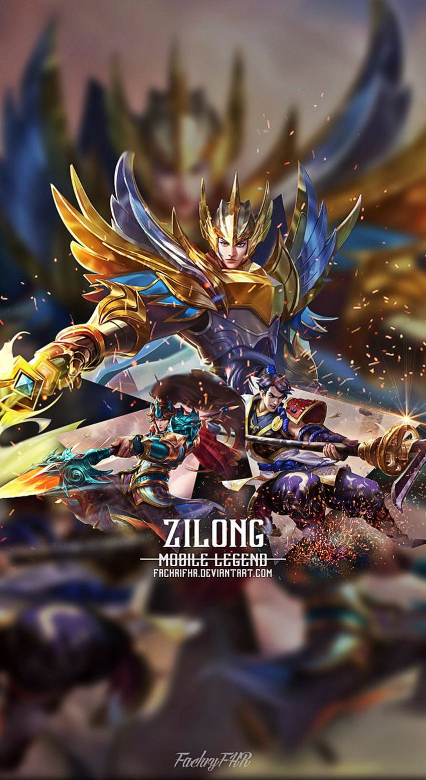Специален телефон Zilong от FachriFHR. Mobile legends, Miya mobile legends, Mobile legends, Zilong Mobile Legends HD тапет за телефон
