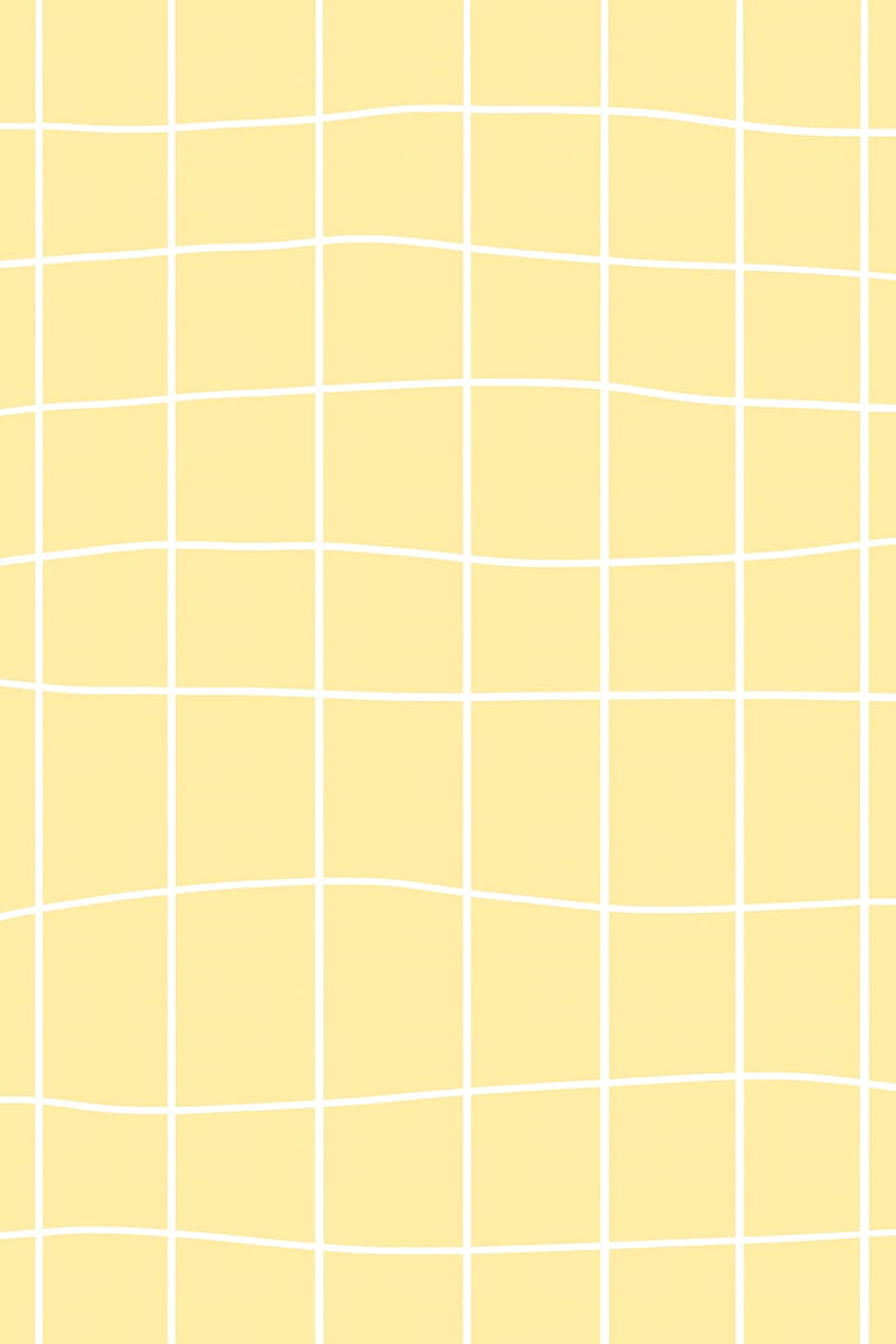 Gelber ästhetischer Gitterhintergrund sozial, gelbes Banner HD-Handy-Hintergrundbild