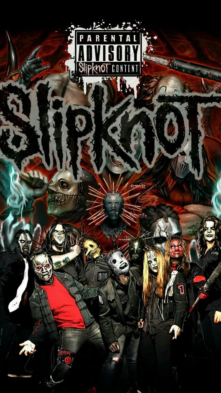 Slipknot Per iPhone 7, iPhone 7 Plus, iPhone - Slipknot Android - -, Slipknot 3D Sfondo del telefono HD