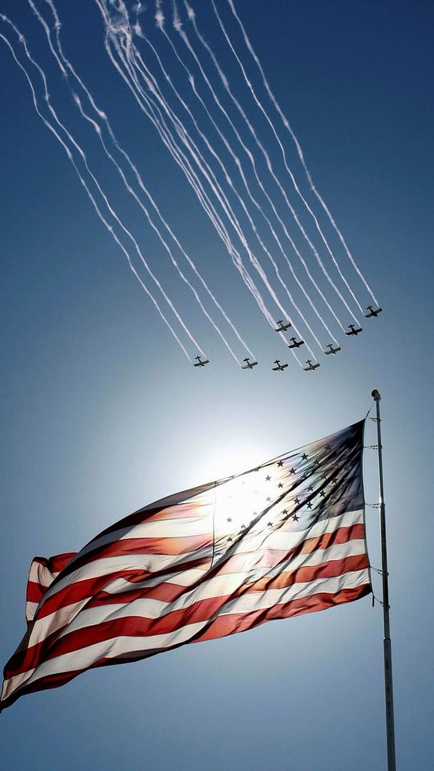 American flag , Usa, Cool American HD phone wallpaper