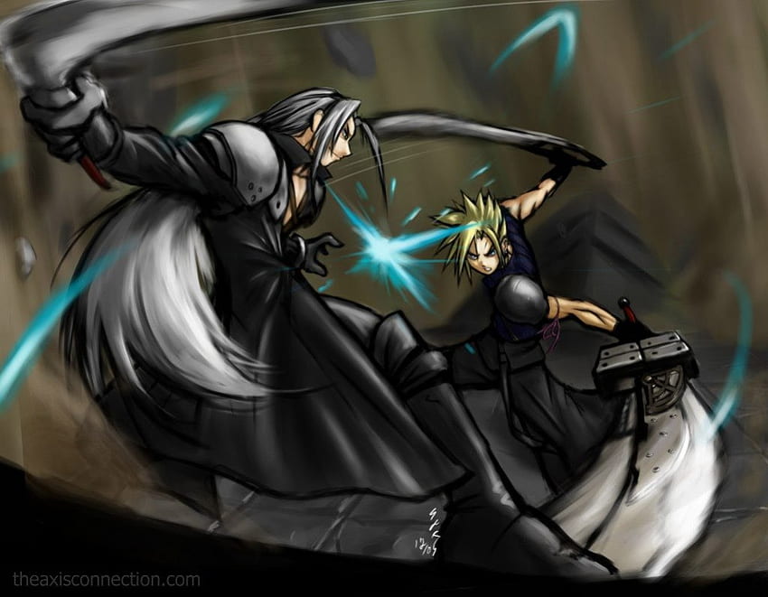 Wolke gegen Sephiroth, Fantasie, Sephiroth, Schlacht, Finale, Wolke HD-Hintergrundbild