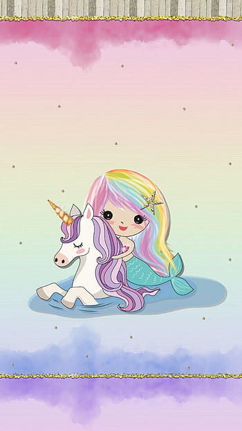 Unicorn art, clouds, joy, setup, mermaids, sky, flying, copy space