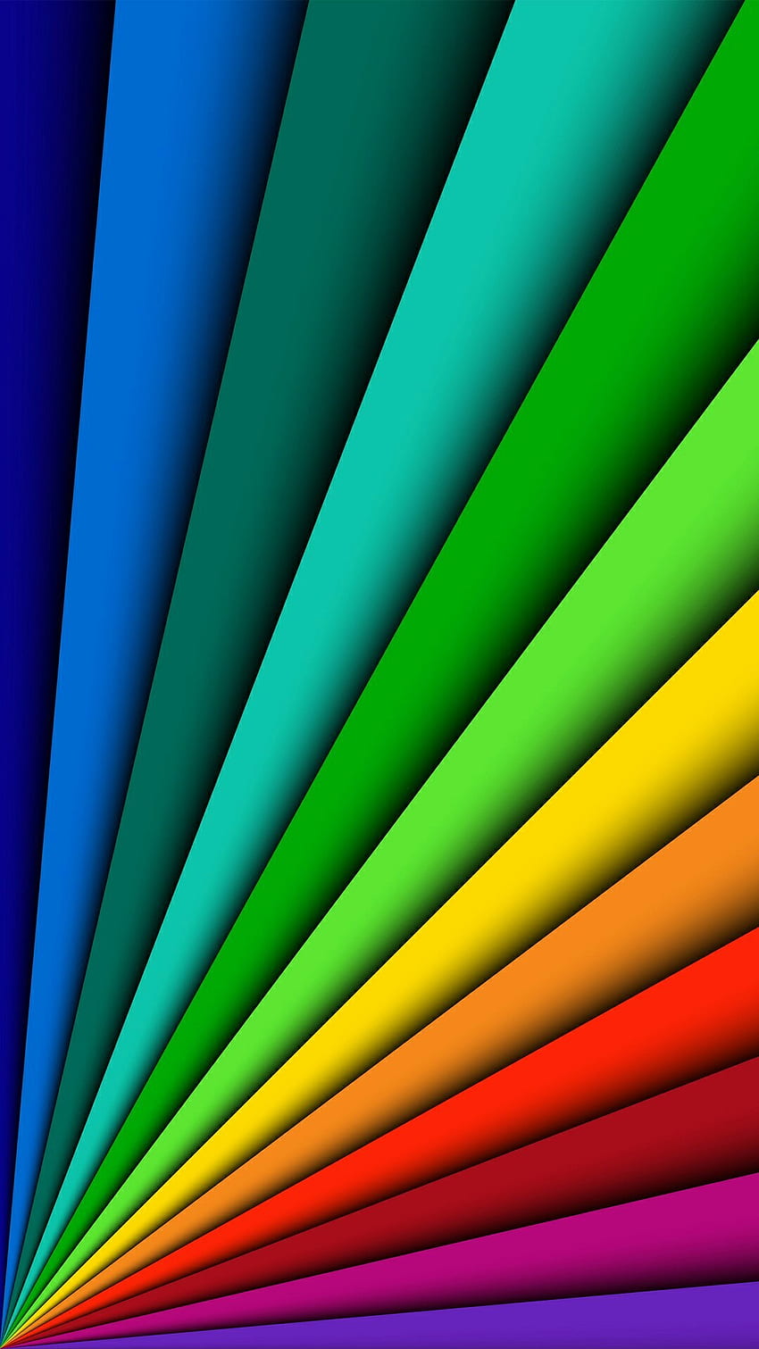 Fanned Out Primary Colors HD phone wallpaper