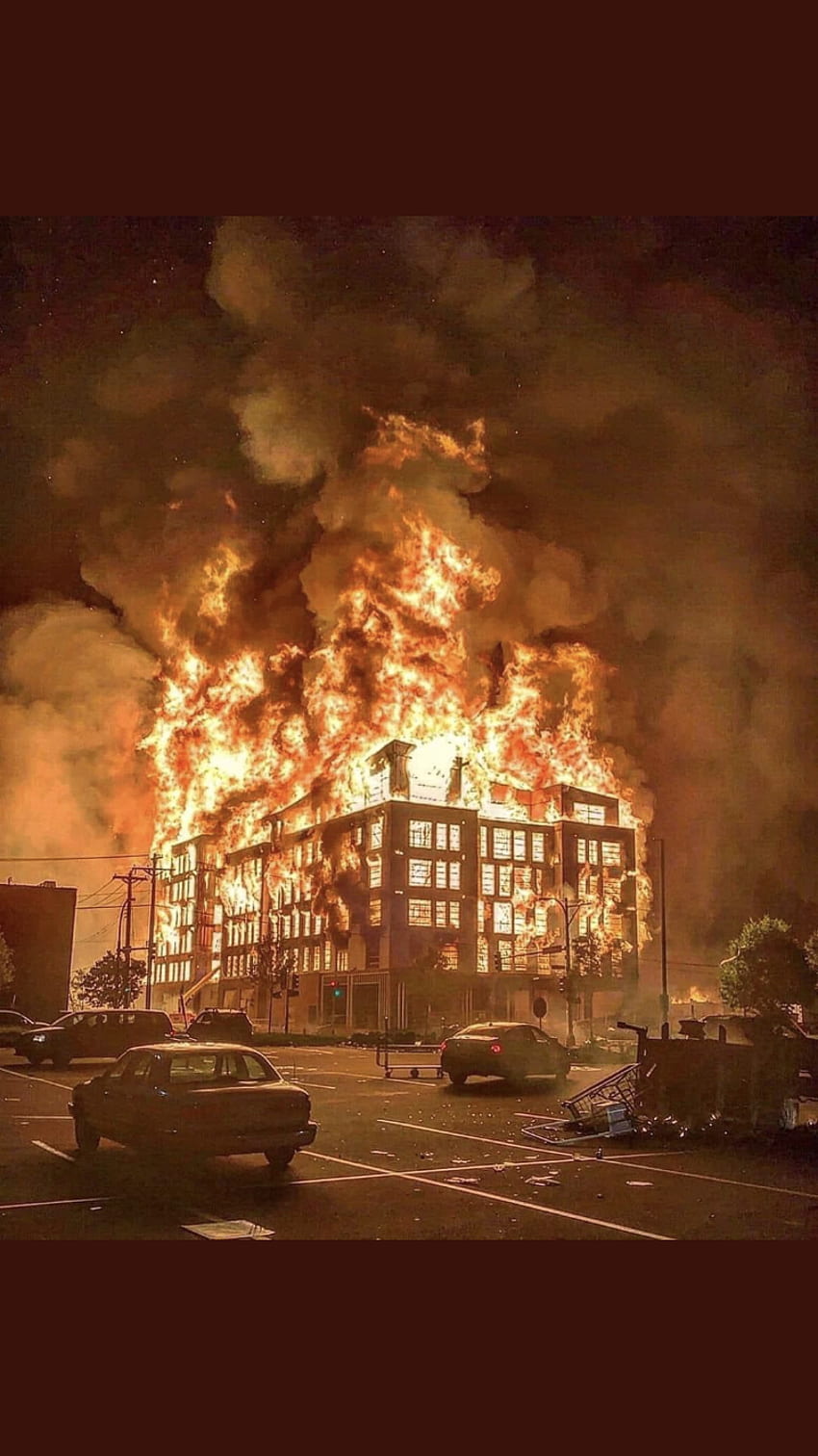 building explosion background