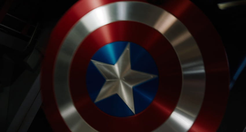 Captain America Shield Blue Minimal Marvel, Captain America Logo HD