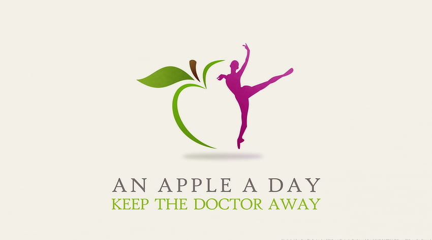 An Apple A Day, Keep The Doctor Away, วัน, แอปเปิ้ล, เวกเตอร์, หมอ, ผู้หญิง วอลล์เปเปอร์ HD