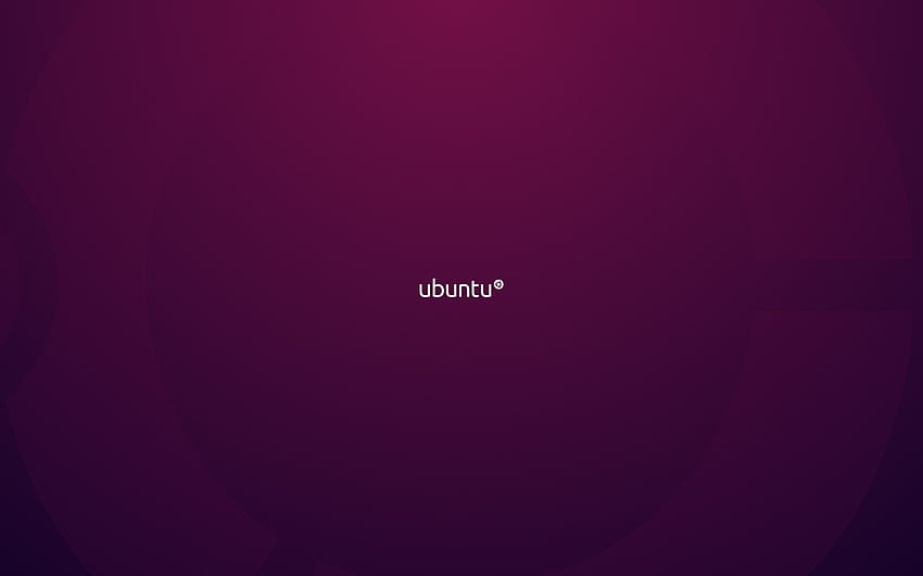 Ubuntu Purple, logotipo do ubuntu papel de parede HD