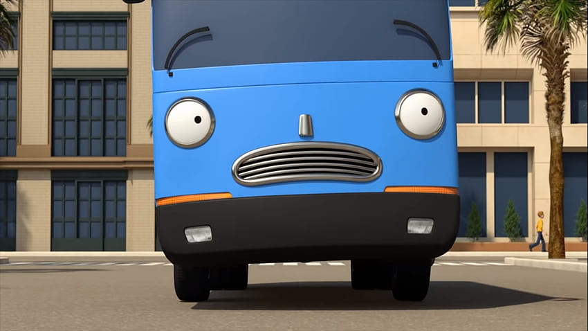 Blue Bus. Tayo the little bus HD wallpaper | Pxfuel