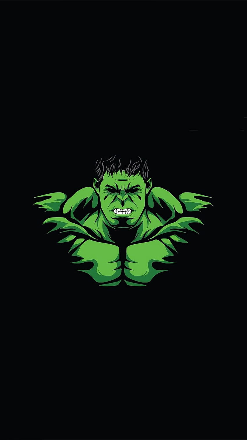 Hulk, Angry Green Man, Minimal, Samsung Galaxy S4, S5, Note, Sony Xperia Z, Z1, Z2 in 2020. Cartoon , Hulk art, Cartoon HD phone wallpaper