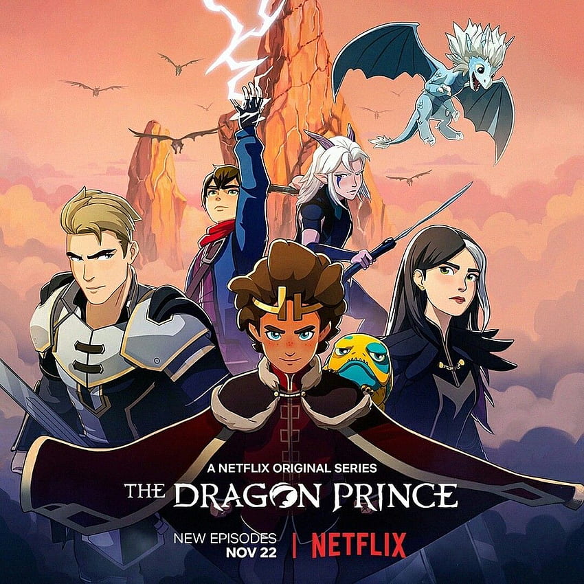Pôster da terceira temporada do príncipe dragão Papel de parede de celular HD