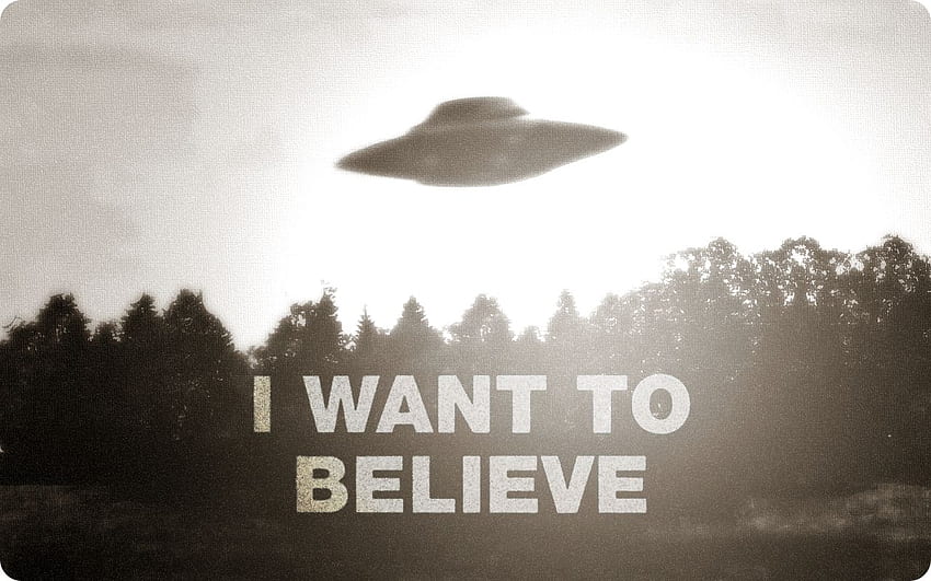 I Want to Believe HD wallpaper
