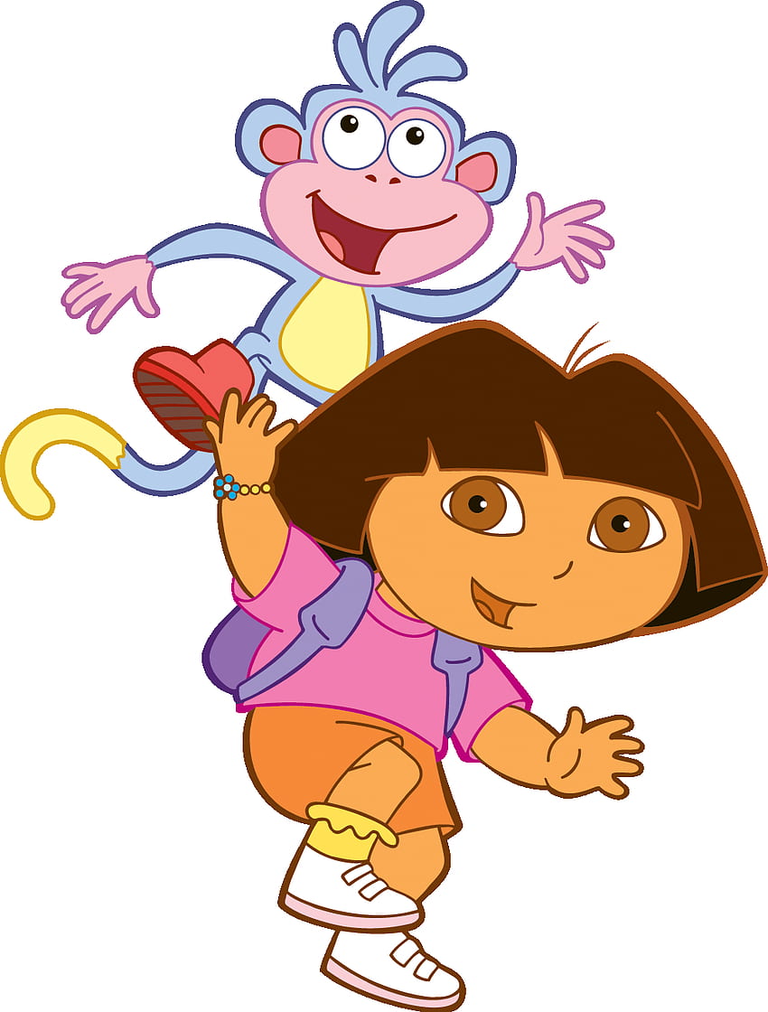 Karakter Kartun: Dora the Explorer (volume 2), Dora and Boots wallpaper ponsel HD