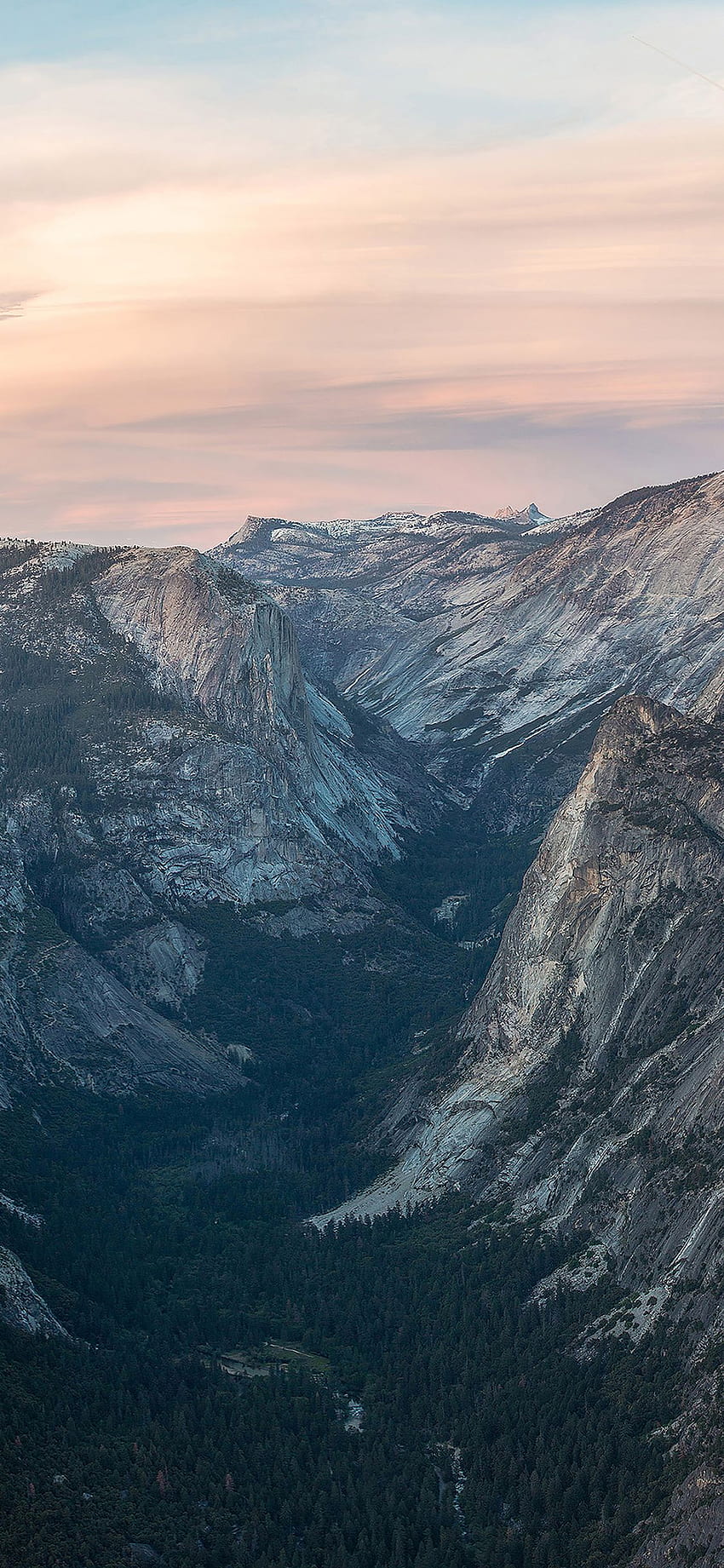 Glacier Point bei Sonnenuntergang Yosemite Mountain, 6 Mountain HD-Handy-Hintergrundbild
