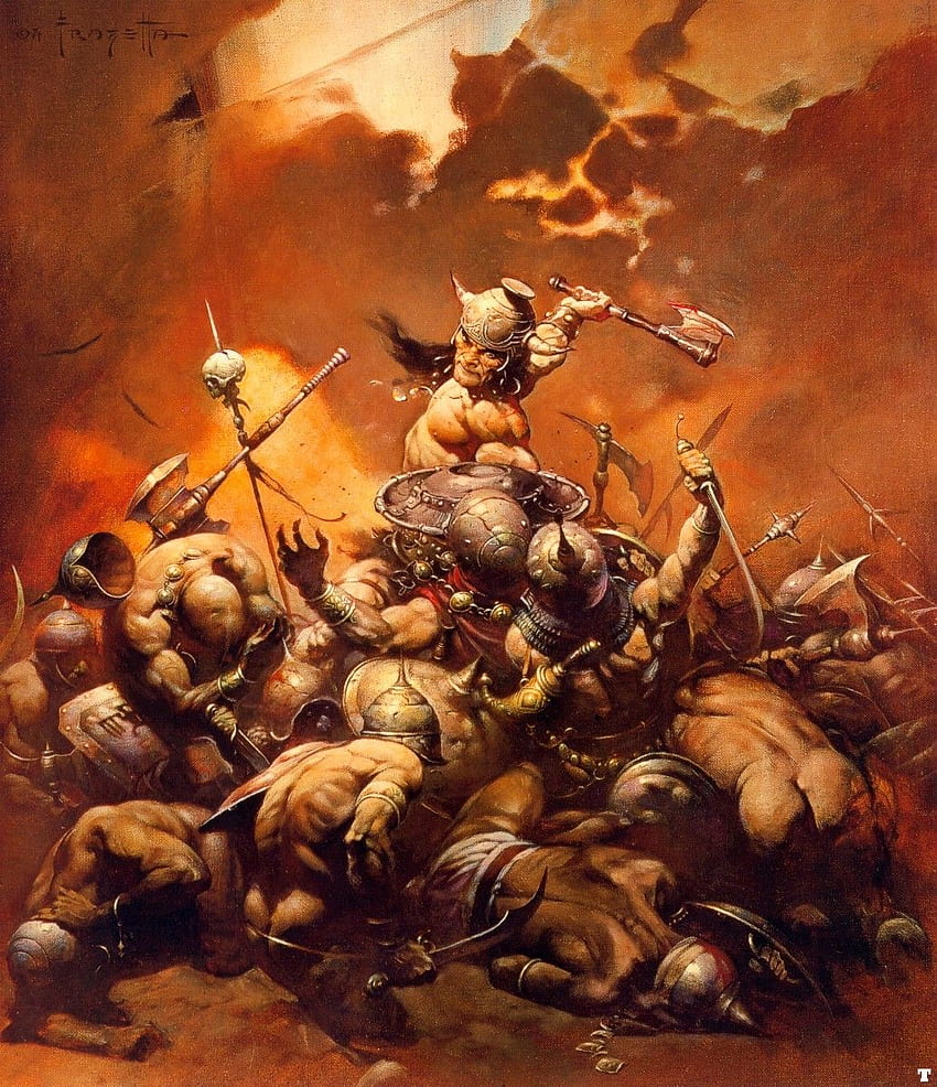 Conan The Barbarian Art Frazetta -, Frank Frazetta HD phone wallpaper