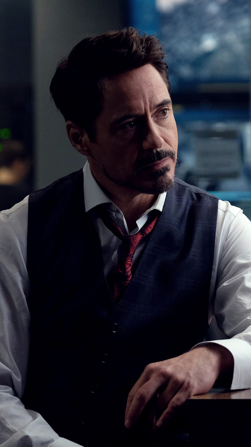 Tony Stark. robert downey jr hombre de hierro, tony stark fondo de pantalla del teléfono