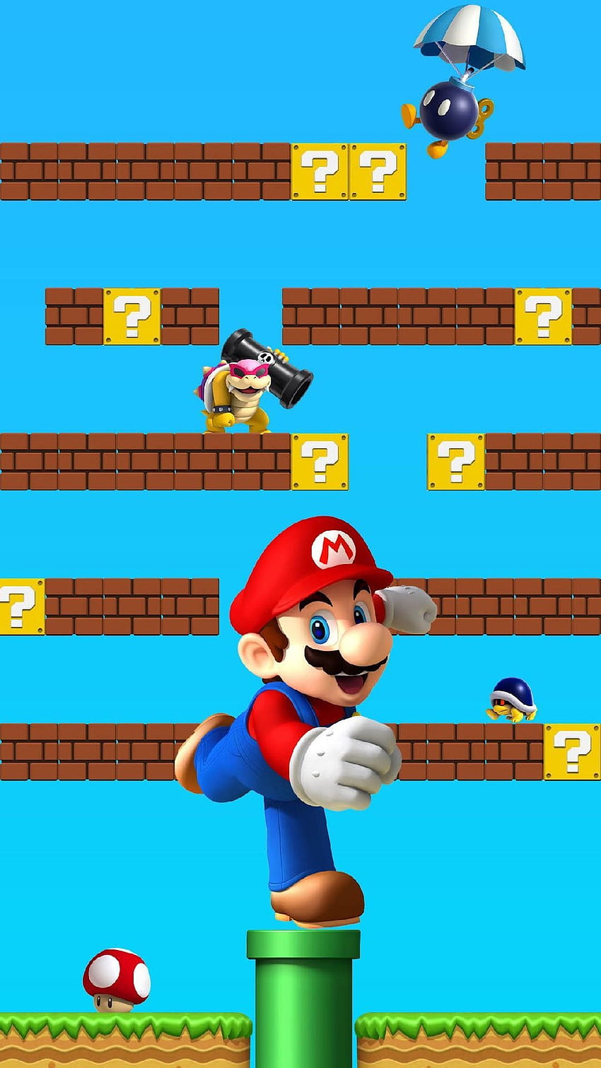Süper Mario iPhone . 2019'da Süper mario kardeşler. 8 HD telefon duvar kağıdı