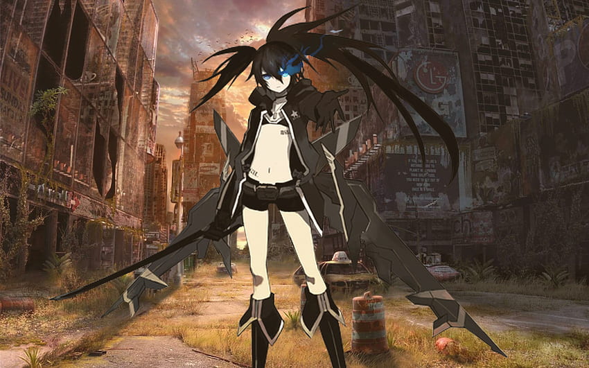 HD wallpaper: Black Rock Shooter Anime Drawing HD, digital/artwork |  Wallpaper Flare