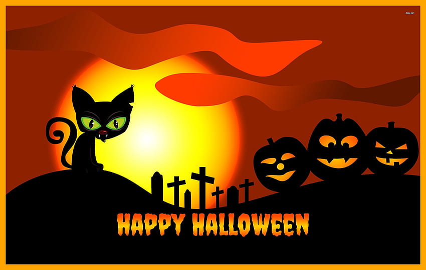Best Holon U News Pics Of Cute Cat Halloween Inspiration HD wallpaper