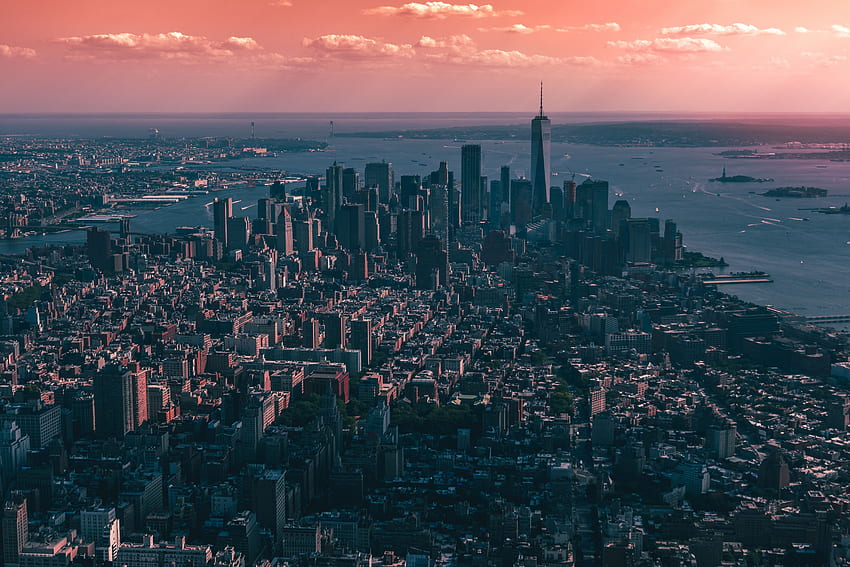 Ciudades, Cielo, Estados Unidos, Rascacielos, Estados Unidos, Nueva York, Ny fondo de pantalla