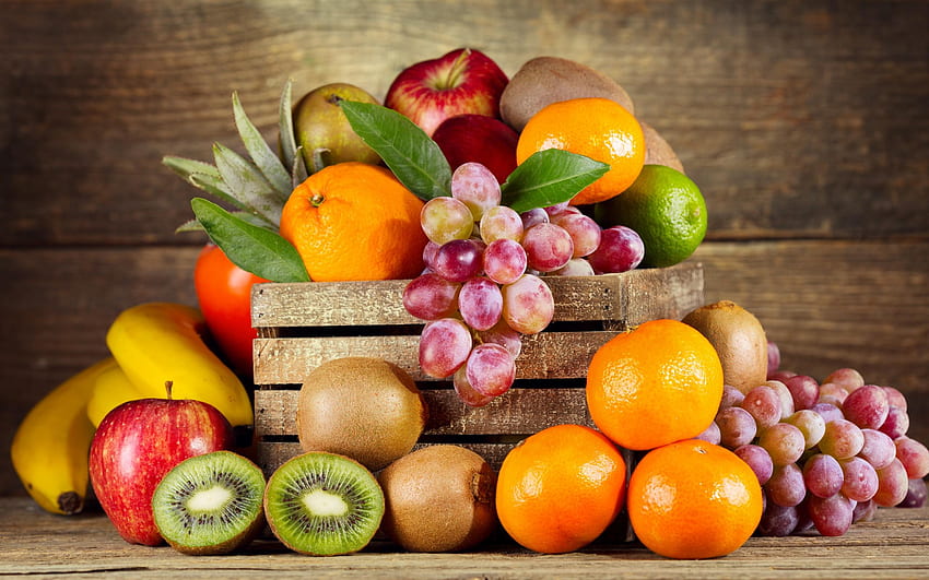 Fruta - Frutas Y Verduras 3D - - fondo de pantalla