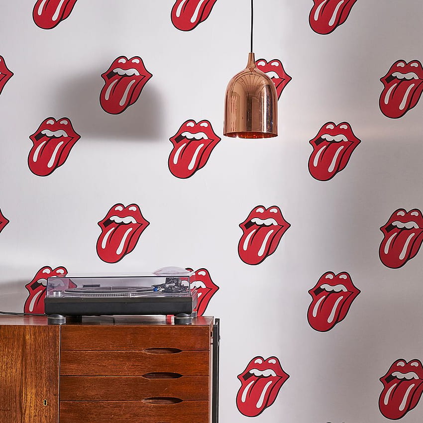 Satisfacción de los fanáticos garantizada con el nuevo Rock and roll, Rolling Stones Tongue fondo de pantalla del teléfono