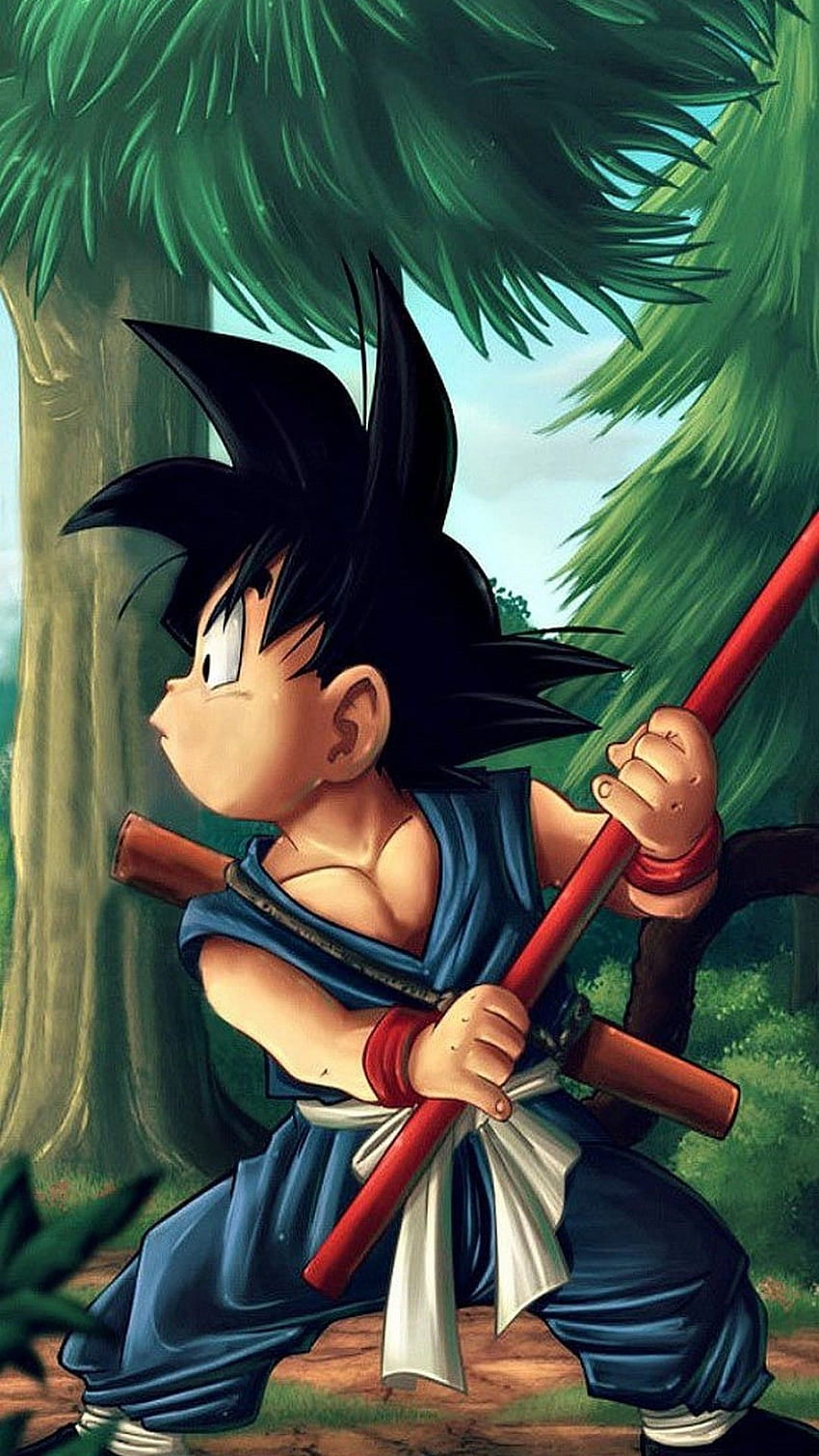 Kid Goku, Young Goku HD phone wallpaper