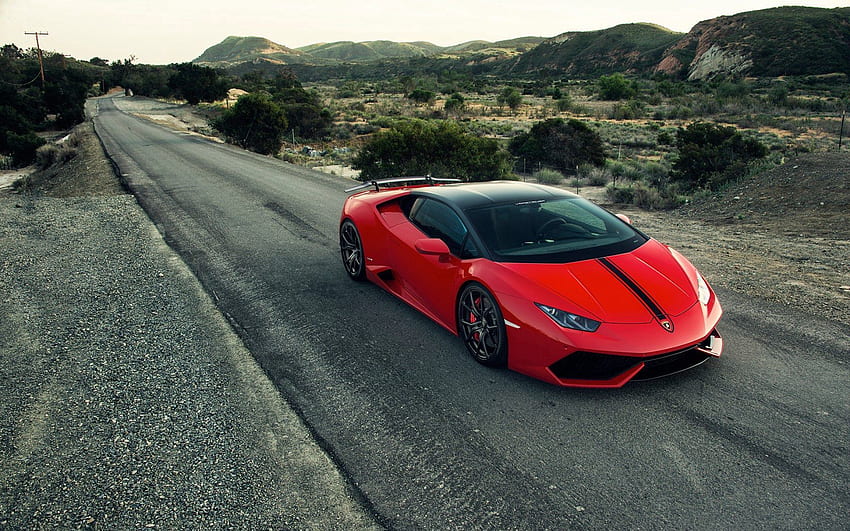 Lamborghini, รถยนต์, มุมมองด้านข้าง, Huracan วอลล์เปเปอร์ HD