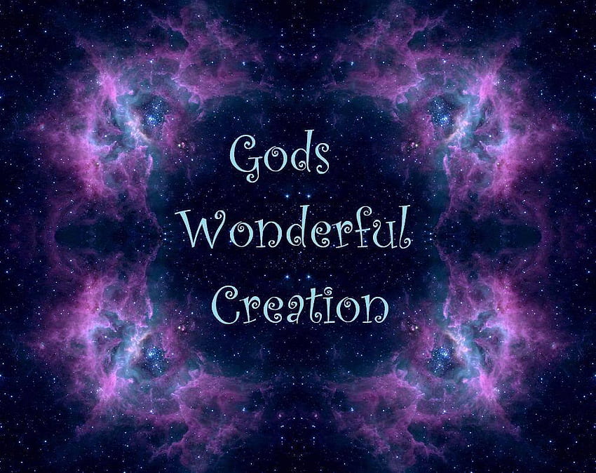 Citas de la hermosa creación de Dios. CitasGram. La creación de Dios, el asombroso universo de la creación de Dios fondo de pantalla