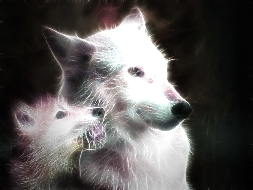 Howl at the moon with these wolfish, Android Wolf HD wallpaper