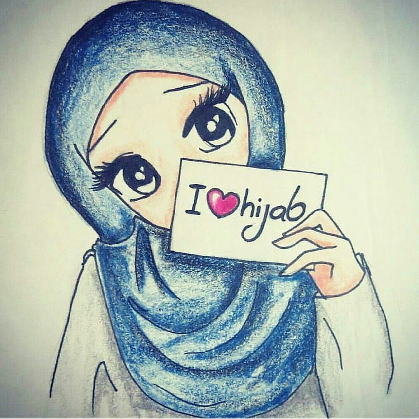 Afsheen on ash in 2019. Muslim girls, Hijab drawing, Muslim Girl Cartoon HD phone wallpaper