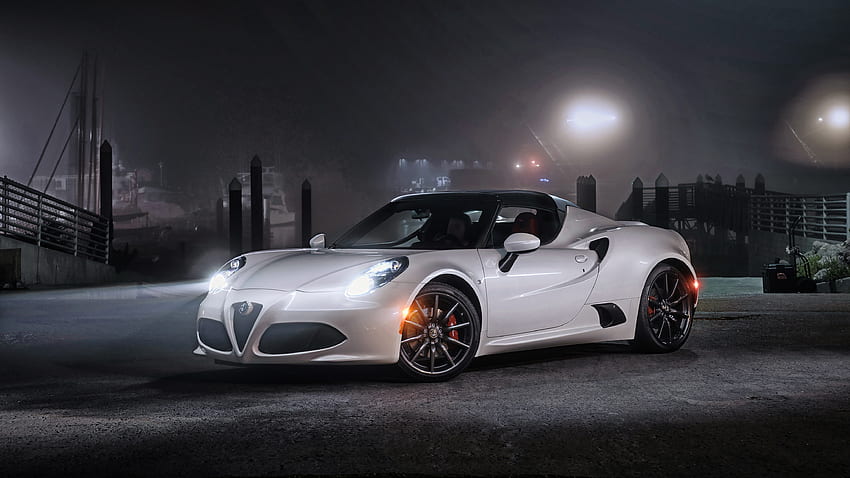 Alfa Romeo, Autos, Seitenansicht, Spider, US-Spezifikation, 4C HD-Hintergrundbild
