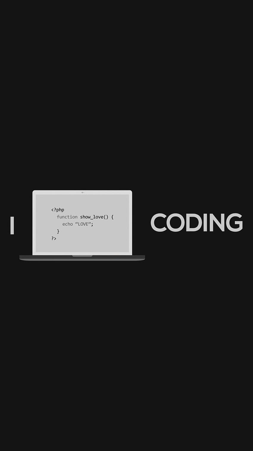 I Love Coding iPhone 6, iPhone 6S, iPhone 7 , , Background, and, Programming HD phone wallpaper
