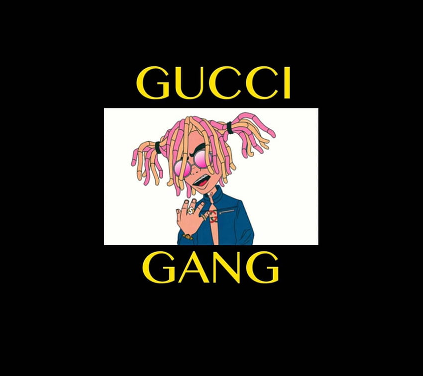 Tumblr Gucci Gang, Supreme Lil Pump HD wallpaper