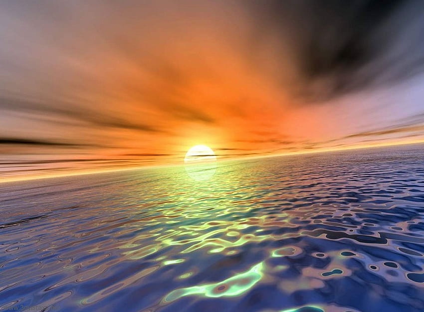 Sunset, sea, beautiful, nature HD wallpaper | Pxfuel