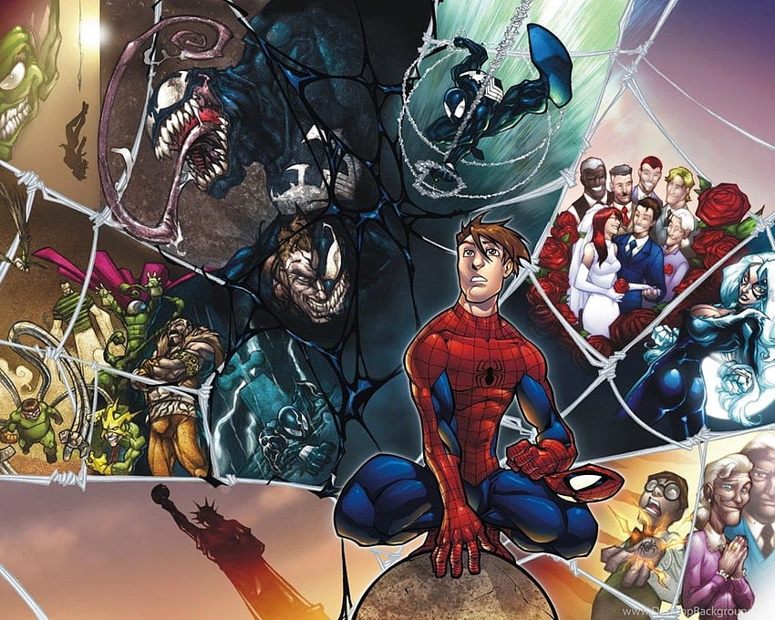 Doctor Octopus Green Goblin Marvel Comics Spider Man Venom. Background HD wallpaper