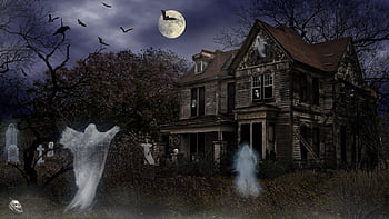 Haunted house full and backgrounds HD wallpapers | Pxfuel