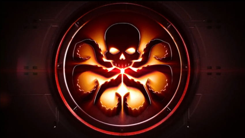 Logo Bouclier Marvel, Logo Hydra Fond d'écran HD