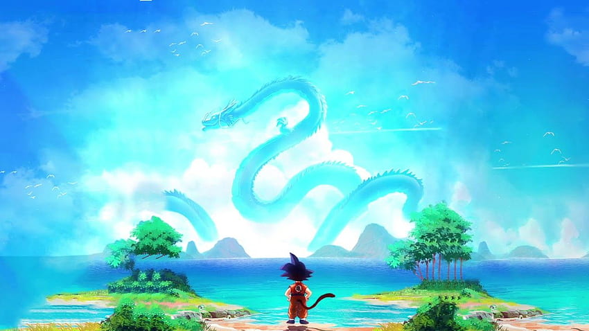 Goku & Shenron - Dragon Ball ( Engine) HD wallpaper