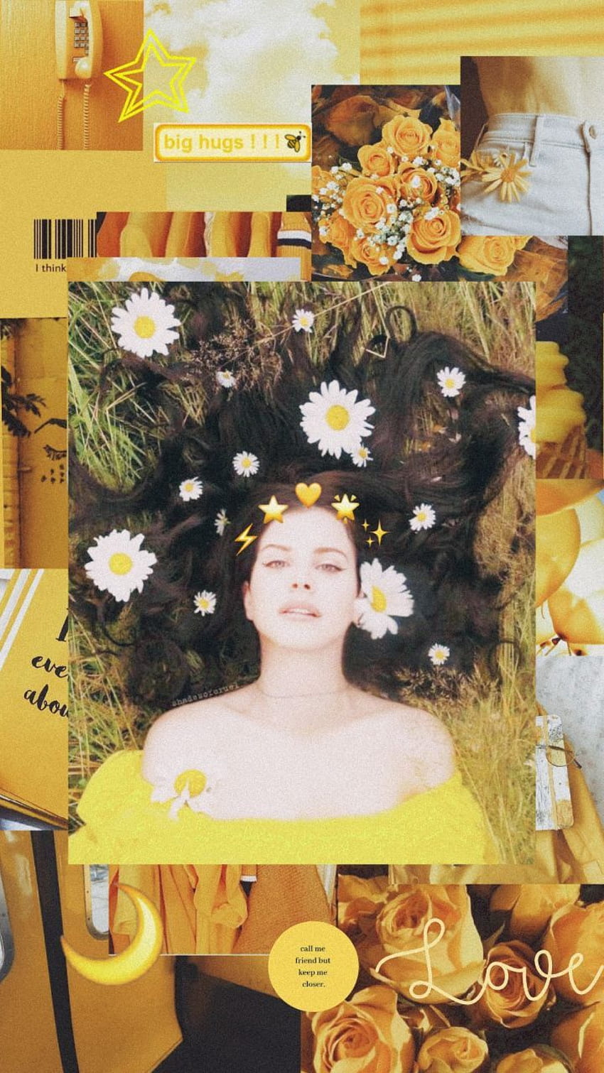 Lana Del Rey :), Aesthetic, Alternative, Yellow, Tumblr, LanaDelRey ...
