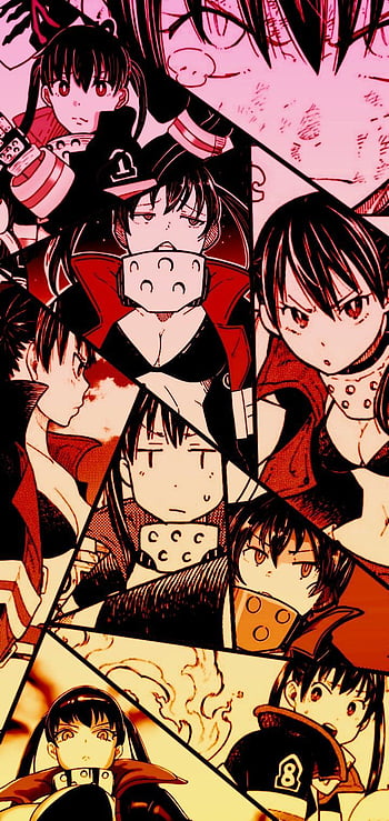 Os Personagens de Fire Force (Enen no Shouboutai)  Personagens de anime,  Design de personagem, Kawaii anime girl