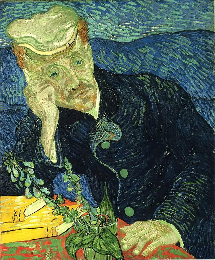 Portrait Of Doctor Gachet - Vincent Van Gogh, Van Gogh Dr Who HD phone wallpaper