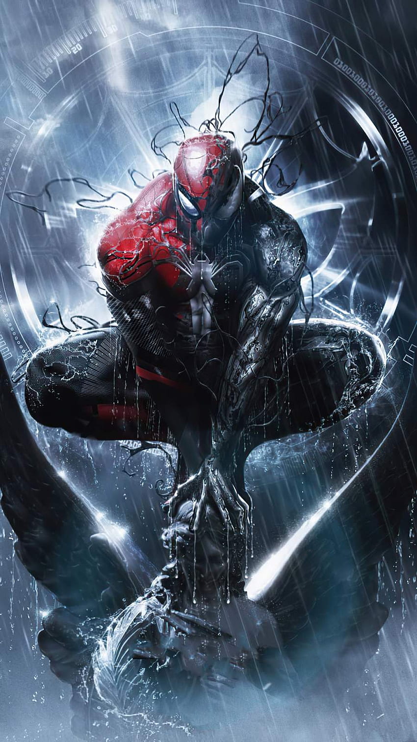 Venom Symbiote Spiderman - IPhone : iPhone , ซิมไบโอตสไปเดอร์แมน วอลล์เปเปอร์โทรศัพท์ HD