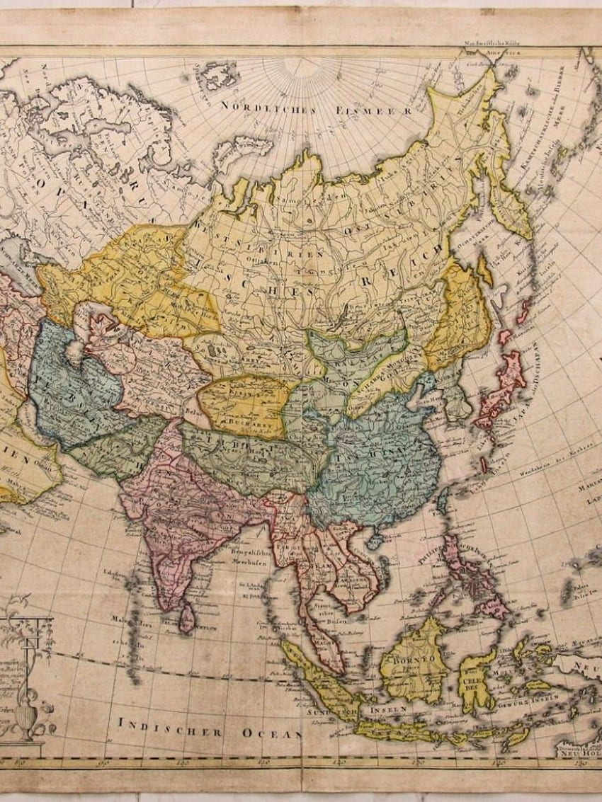 Asia China Japón Corea India mapa antiguo Homan Heirs 1804 Con [] para su, móvil y tableta. Explore el editor de mapas de Days Of War, el mapa de Japón fondo de pantalla del teléfono