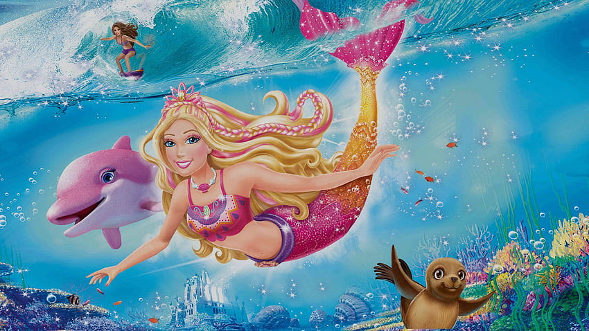 Deniz Kızı Masalı 2'de Barbie – Rakuten TV HD duvar kağıdı